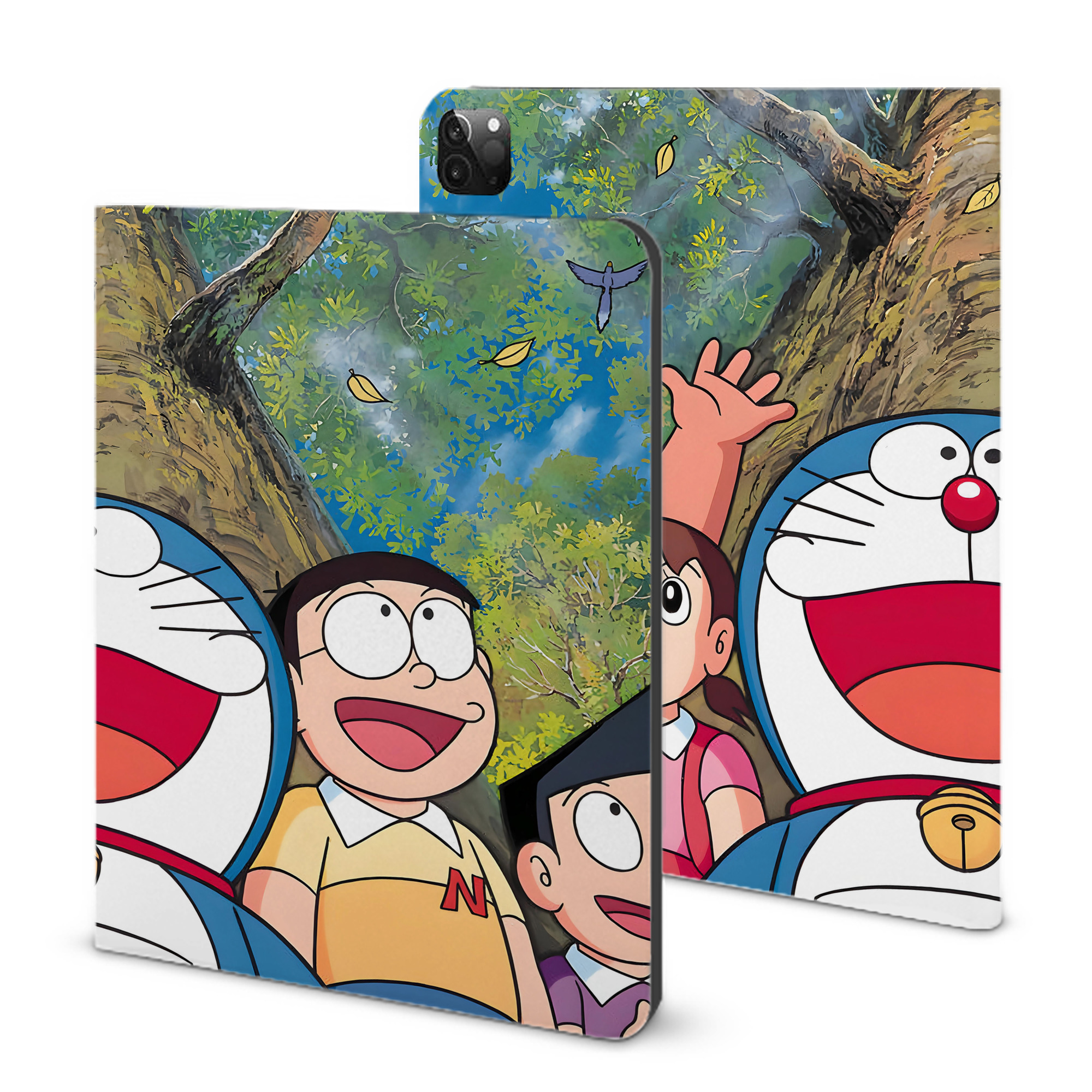 （画像用） ドラえもん Doraemon IPadケース ペンホルダー付き ブックスタイルデザイン